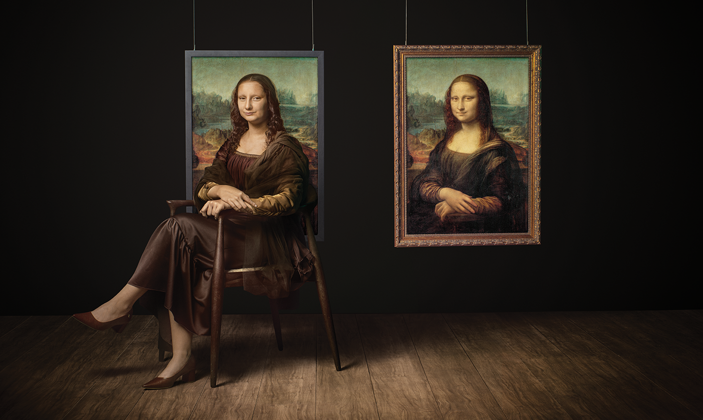 Mona Lisa campaign imagery